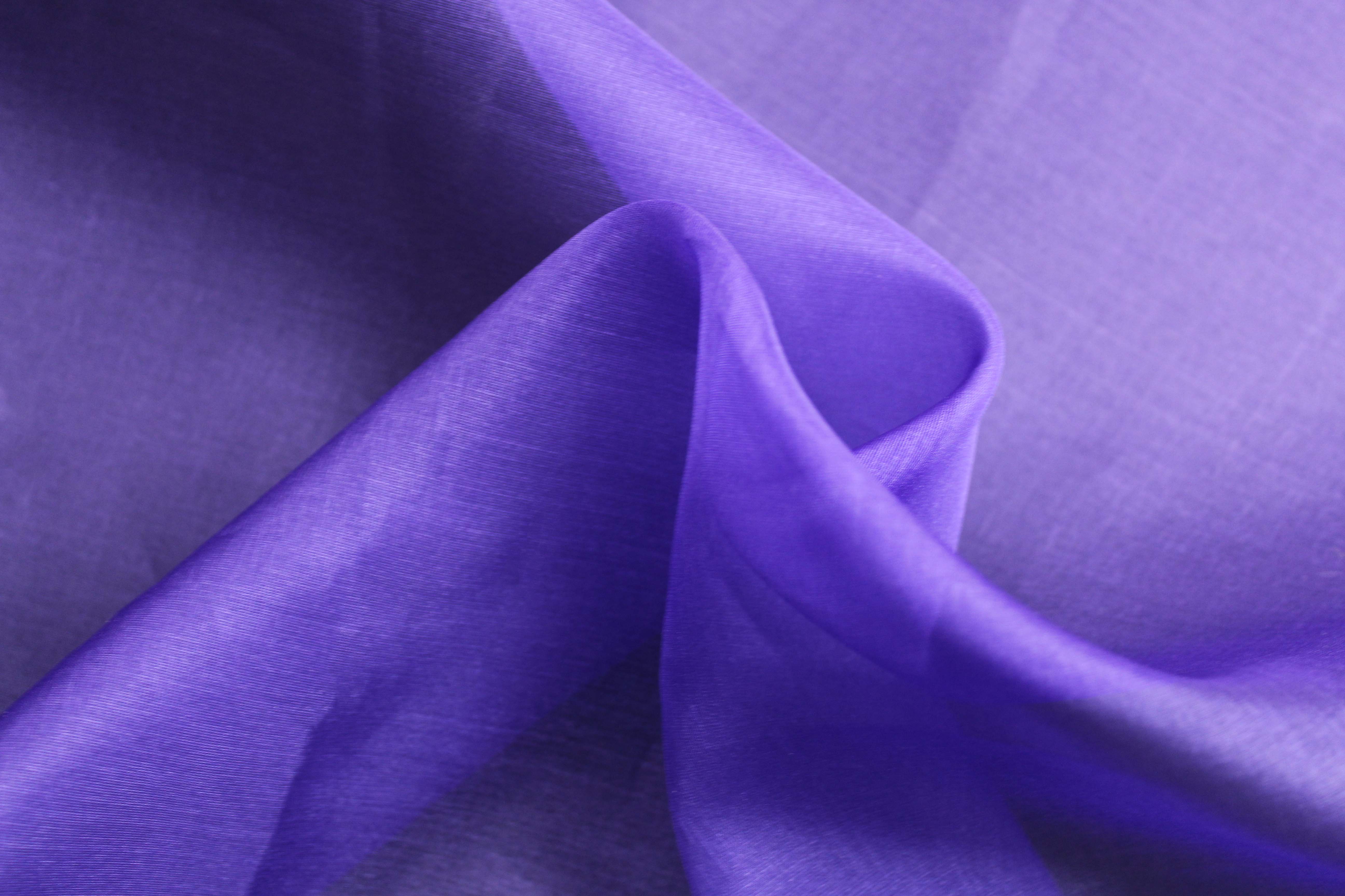 SILK ORGANZA - PURPLE